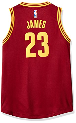 Lebron-James-Cleveland-Cavaliers-Adidas-NBA-Youth-Swingman-Jersey-Red-0 Lebron James Cleveland Cavaliers Adidas NBA Youth Swingman Jersey - Red - Image 1