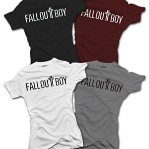 Womens New Fall Out Boy T-SHIRT Centuries Indie Band UK Tour (Medium, White)