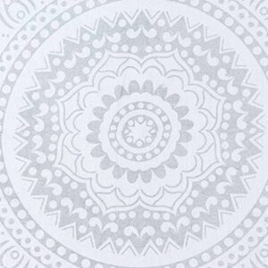 RawyalCrafts Original Silver Ombre Tapestry, Indian Ombre Mandala Magical Thinking Tapestry Wall Hanging - Image 3