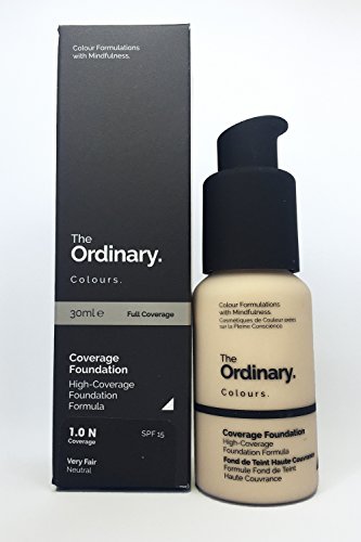 THE-ORDINARY-Coverage-Foundation-SPF-15-30ml-25000-wait-list-Full-coverage-foundation-10N-0 THE ORDINARY Coverage Foundation - SPF 15 30ml - 25,000 wait list - Full coverage foundation. (1.0N) - Image 1