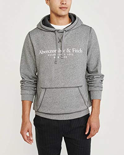 Abercrombie & Fitch Lightweight Logo Hoodie Sweatshirt Hoodie/Hoody ...
